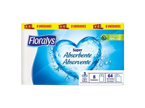 Multipromos Floralys Rolo De Cozinha Folhas Xxl