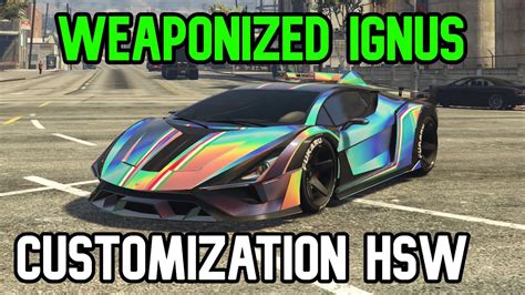 Gta 5 Haos Special Work Weaponized Ignus Customization Youtube