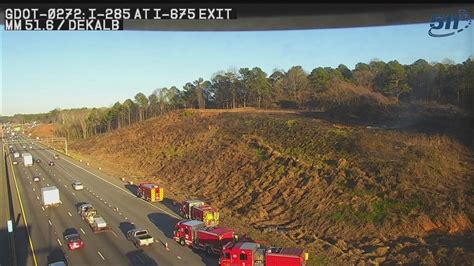 Brush Fire I 285 Dekalb Co Traffic Delays