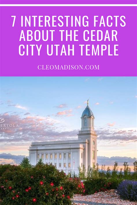 Interesting Facts About Lds Temples In Utah Artofit