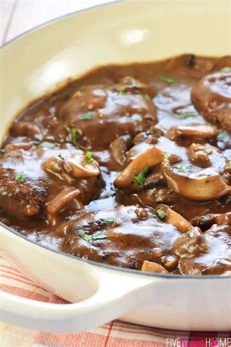 Easy Beef Patties With Mushroom Gravy ~ These Mini Salisbury Steaks In A Rich Savory Gravy Loa