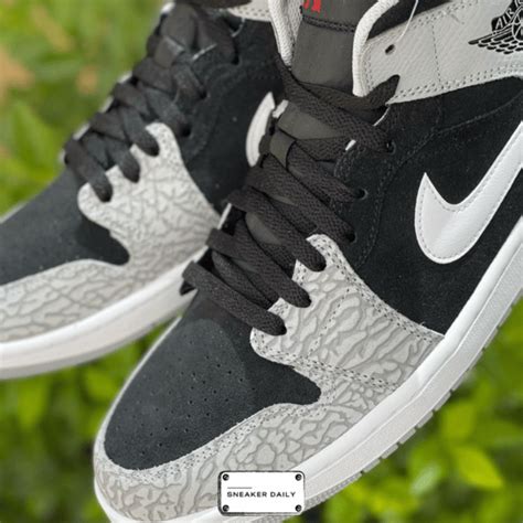 Giày Nike Air Jordan 1 Mid SE Elephant Print DM1200 016