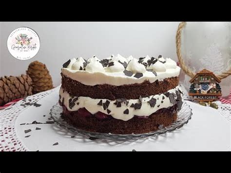 Schwarzwälder Kirschtorte Naked Cake Black Forest Cake Torte zum