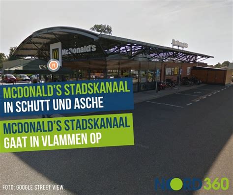 Een Mcdonald S Restaurant Aan De Hoogveen In Stadskanaal Is