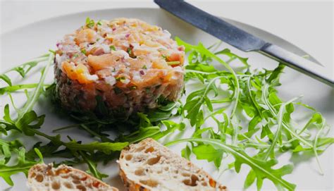 Salmon Tartare French Starter Recipe Snippets Of Paris