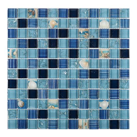 Glass Resin Mother Of Pearl GHGH8602 Glass Conch Tile Resin Mosaic