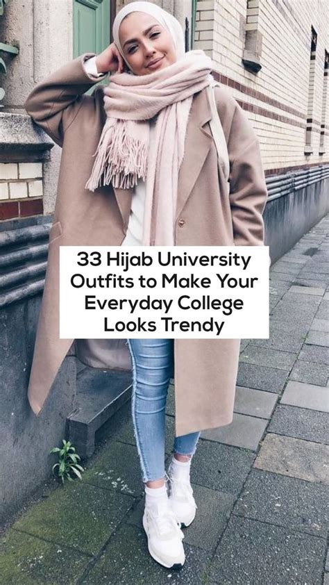 Hijab University Outfits To Make Your Everyday College Looks Trendy