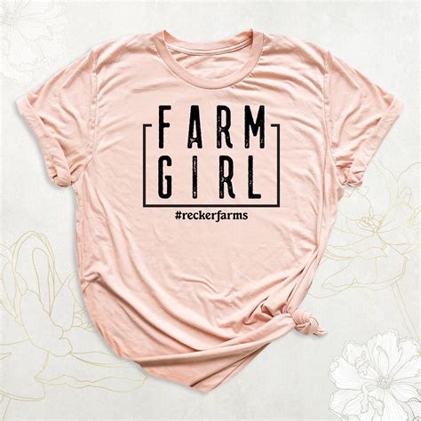 Farm Girl Shirt Personalized Farm Shirt Farm Name Shirt Farm Mom