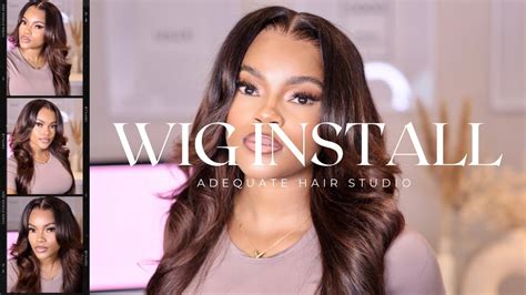 Wig Installation Fr Adequate Hair Studio Youtube