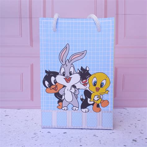 Sacolinha Surpresa Baby Looney Tunes Personalizada Lembrancinhas