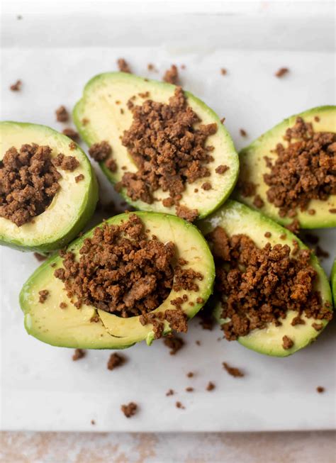 Taco Stuffed Avocados - Walking Taco Avocados