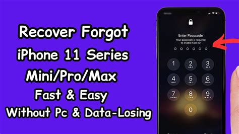 How To Recover Forgot IPhone 11 Series Passcode Without Data Losing