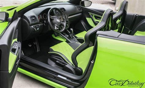 970RA Lawn Green On The VW EOS R32 With Scirocco Front