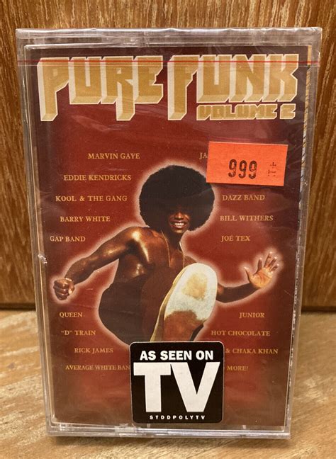 Pure Funk Vol 2 Cassette Tape New Sealed Various Artists Gaye