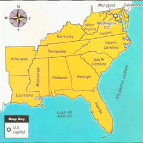 The States of the Southeast Region