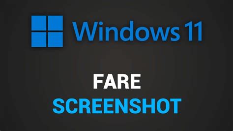 Come Fare Uno Screenshot Su Windows 11 Fare Cattura Schermata YouTube