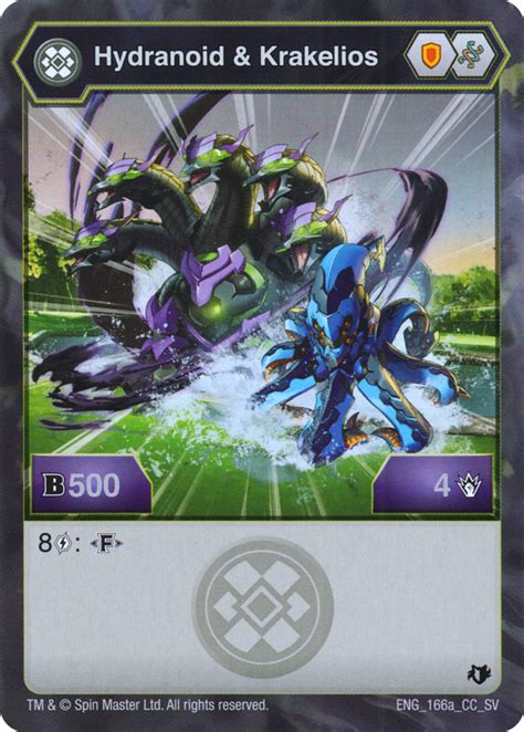 Darkus Hydranoid And Krakelios Shields Of Vestroia The Bakugan Wiki