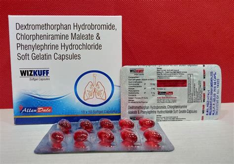 Dextromethorphan Hydrobromide 10mg Chlorpheniramine Maleate 2mgphenylephrine Hydrochloride 5mg