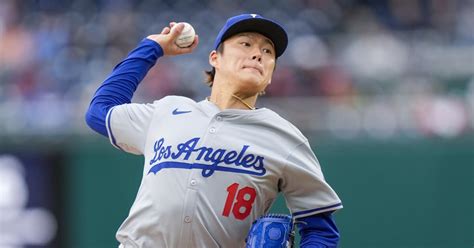 Yoshinobu Yamamoto's 6 scoreless innings help Dodgers sweep Nationals ...