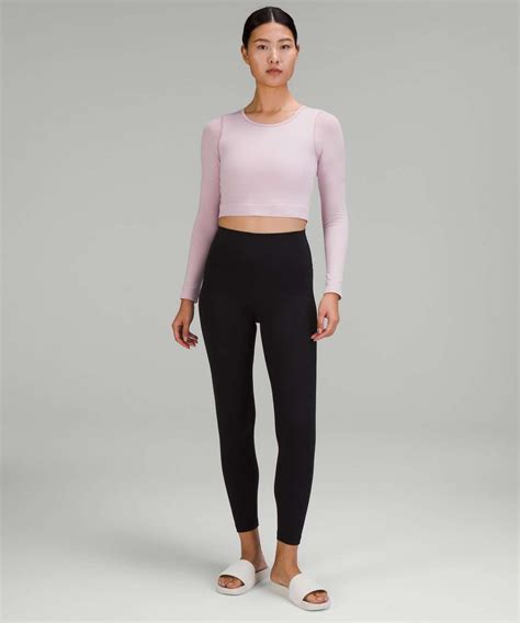 Lululemon Ebb To Street Long Sleeve Shirt Pink Peony Lulu Fanatics