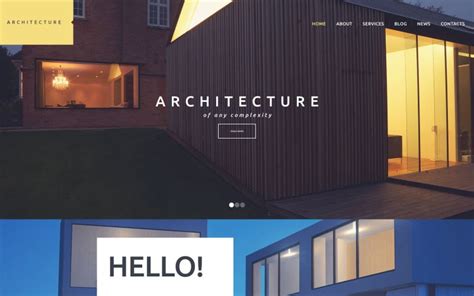 Architecture Business Wordpress Theme Templatemonster