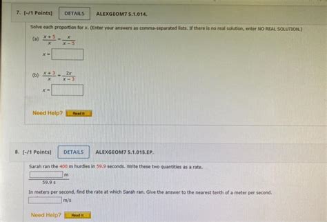 Solved Points Details Alexgeom Solve Each Chegg