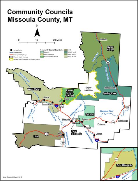 Community Councils Missoula County Mt