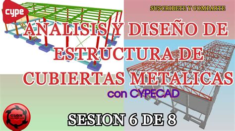 ANALISIS Y DISEÑO DE ESTRUCTURA DE CUBIERTAS METALICAS CON CYPE CAD