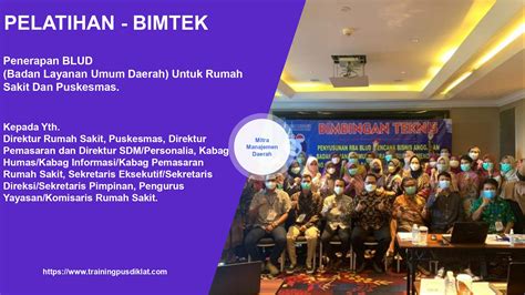 Bimtek Penerapan BLUD Badan Layanan Umum Daerah Untuk Rumah Sakit