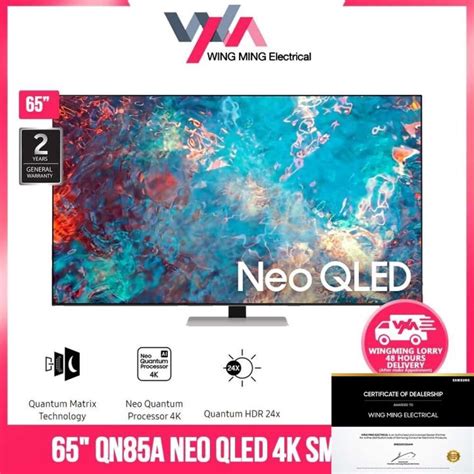 Shipping] 2021 [free Samsung 65 Qn85a Neo Qled 4k Smart Tv 2 Years