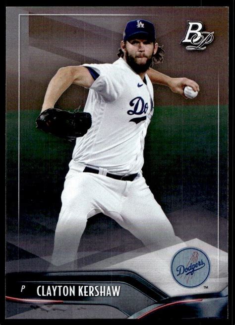 2021 Bowman Platinum Clayton Kershaw Los Angeles Dodgers 33 EBay