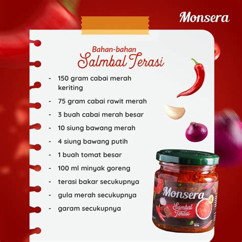 Cara Bikin Sambal Terasi Enak Rasa Bintang Lima Monsera