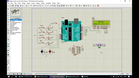 Simulation Stepper Motor Control With Arduino Isis Proteus Youtube