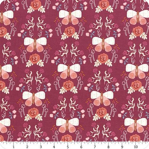 Sweetbriar Wine Moth Damask Yardage Sku C14021 Wine Fat Quarter Shop