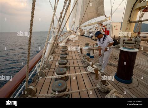 Star Clipper sailing cruise ship, Ko Surin, Thailand Stock Photo - Alamy