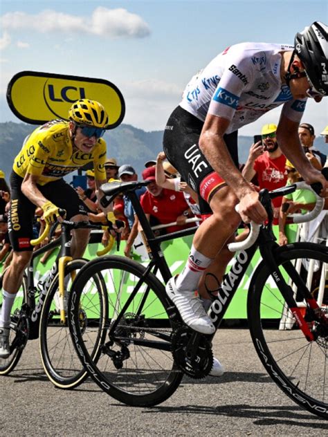 Tour De Francia 2023 Tadej Pogacar El Más Rápido En El Ascenso Al Puy