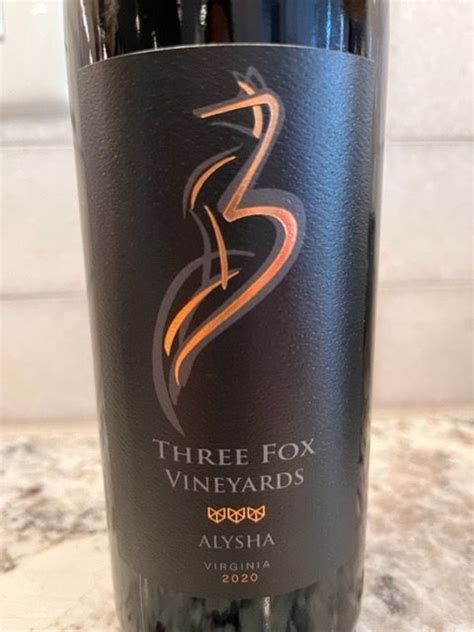 2021 Three Fox Vineyards Alysha USA Virginia CellarTracker