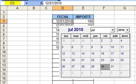 Como Rellenar Fechas En Excel