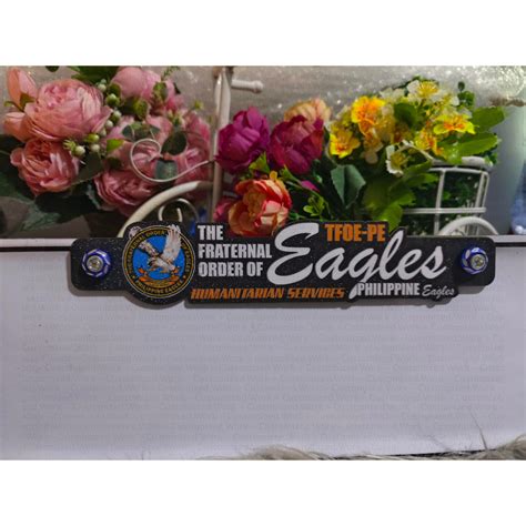 The Fraternal Order Of Eagles TFOE Kuya Ate Agila Motorcycle Car Plate