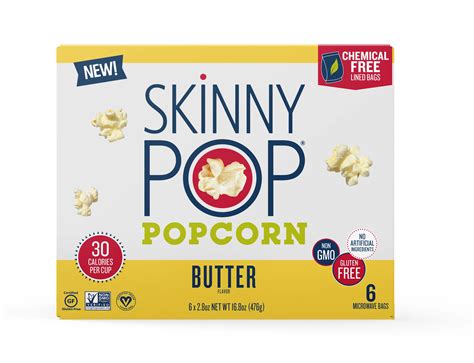 Skinnypop Microwavable Popcorn Butter Shop Popcorn At H E B