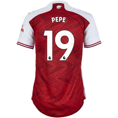 2020/21 Womens adidas Nicolas Pepe Arsenal Home Jersey - SoccerPro