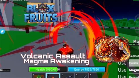 Volcanic Dash Volcanic Assault Magma Awakening Blox Fruit