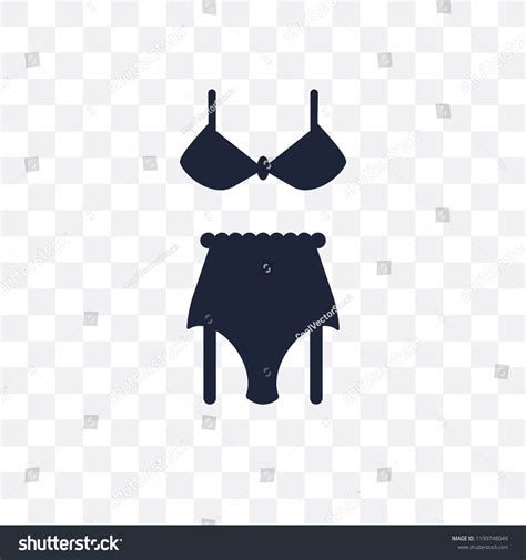 Lingerie Transparent Icon Lingerie Symbol Design Stock Vector Royalty