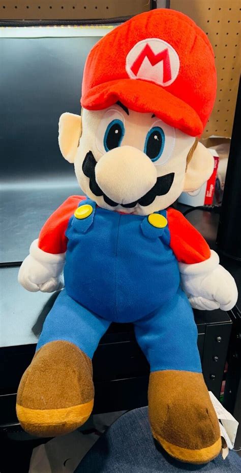 Super Mario Bros Mario Jumbo Plush 22 Large Stuffed Toy Nintendo 2015