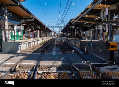 The Railway In Hase Station From Kamakura Station Tokyo Japan