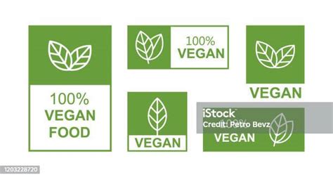 在白色背景上設置扁平素食圖示生物生態有機標誌和徽章標籤標籤向量插圖設計向量圖形及更多商標圖片 商標 環境保護 一組物體 Istock