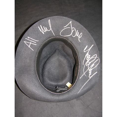 Michael Jackson Signed Black Fedora