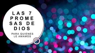 Las 7 Promesas De Dios PPT