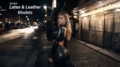 AI ART Latex Leather Models Lookbook YouTube