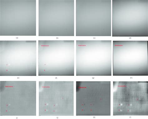 The lock‐in thermography results, (a) raw image: 3 Hz, (b) raw image: 1 ...